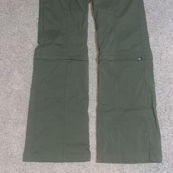 Prana Monarch Convertible Zip Pants Hiking Outdoor Olive Green 14 - Picture 4 of 9